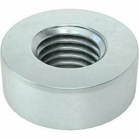 BSC PREFERRED Zinc-Plated Steel Press-Fit Nut for Sheet Metal M6 x 1 Thread for 0.92mm Minimum Panel Thick, 25PK 95185A650